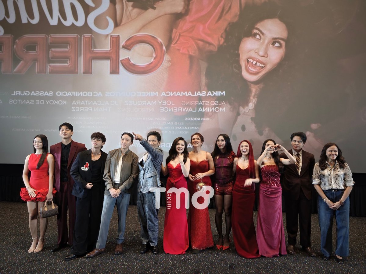 team_mikaofc's tweet photo. Team Mika Official is truly grateful to be invited to the Premiere Night of Saving Cherry earlier at Gateway Mall 2!

All we can say is this movie is a must watch! 💚 Get ready to feel a rollercoaster of emotions while learning valuable lessons about the true meaning of love and friendship.

Congratulations to the amazing cast, producers, and everyone behind this beautiful film for making it all possible.
Catch Saving Cherry in cinemas starting tomorrow, September 2! 🍒

#SavingCherry #MikaSalamanca