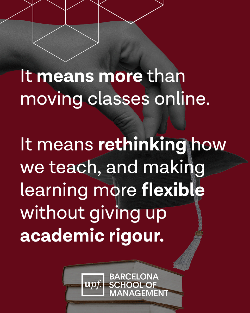 bsm_upf's tweet photo. Learning from anywhere. At your own pace. With real impact. This #DigitalLearningWeek, we celebrate what is already how many of our students learn.

At UPF-BSM, #DigitalEducation means rethinking how we teach and connecting talent worldwide, with no compromise on academic rigour.

Programs like our #ExecutiveMBA Online show where this is heading: education with no borders. ❤️