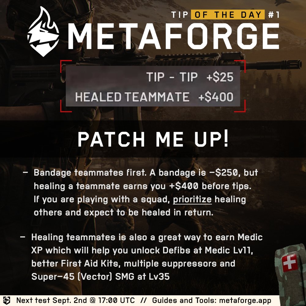 MetaForgee's tweet photo. Get Ready with our @WARDOGS Tip of the Day #1 https://t.co/4TzShFKr4J