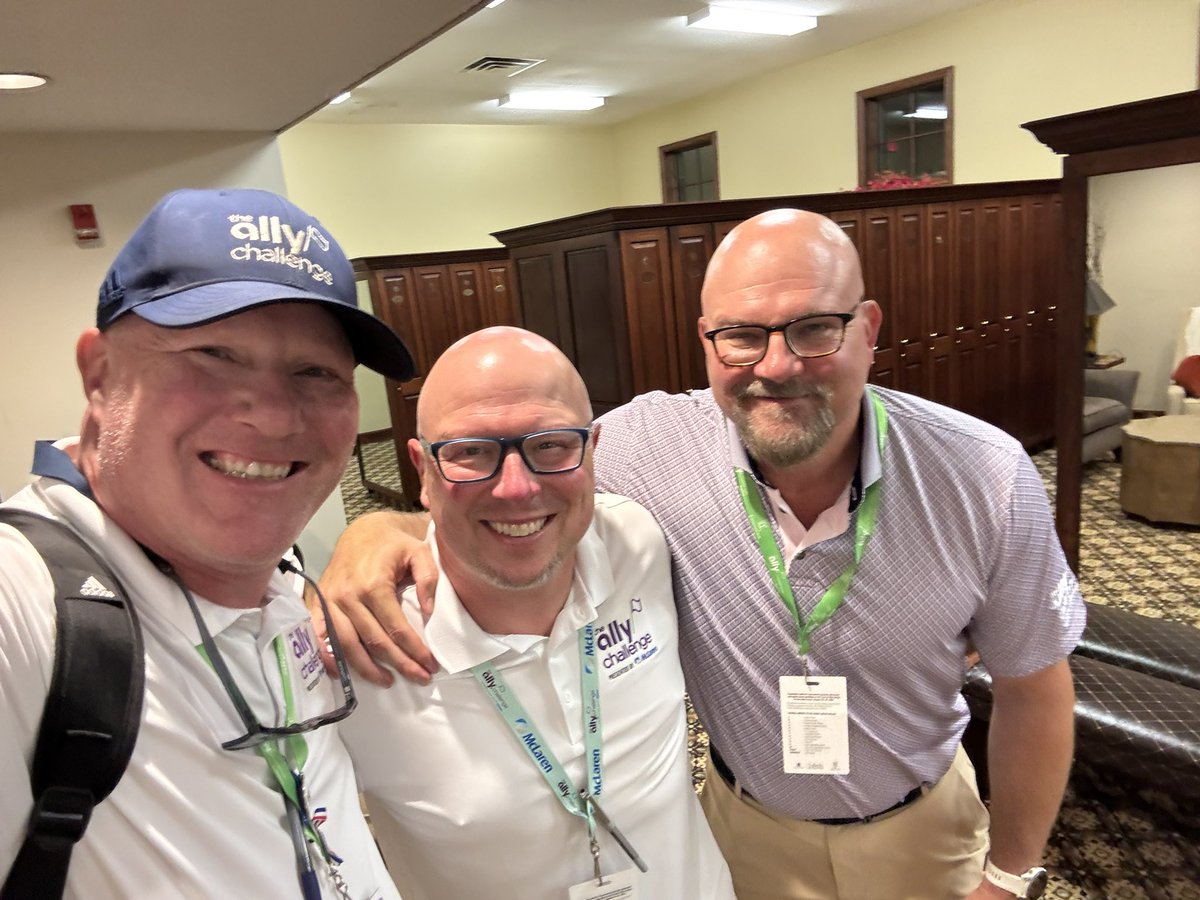 ChadToms101's tweet photo. The @AllyChallenge is a wrap!  Huge success. So much FUN.

All of the PGA professionals made it to their destination. 

9 years, 100% on Outboard Sunday.

Our drivers were incredible thru the itinerary changes on the Outbound Board, it was a wild day!

Congrats to Steven Alker! https://t.co/y3y3738eKH