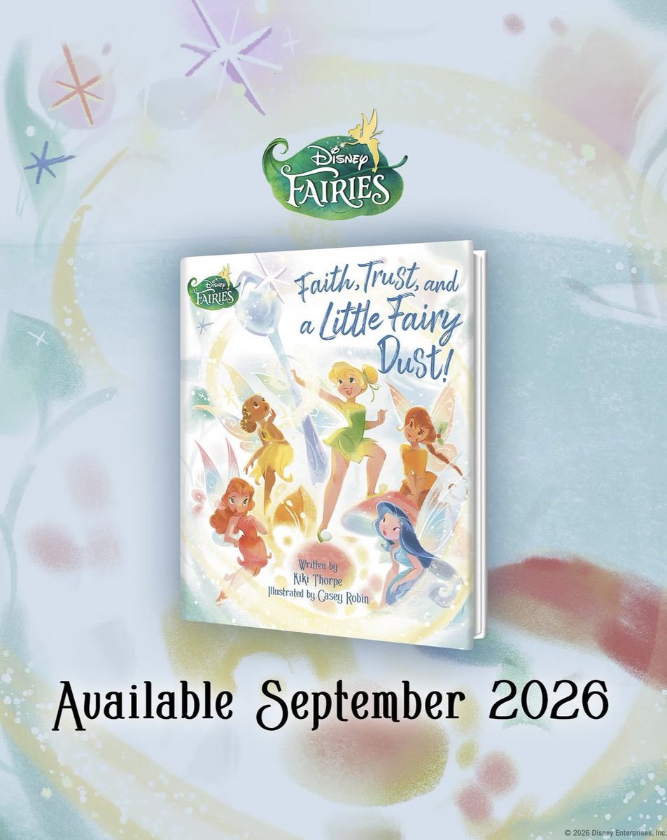 desolatist's tweet photo. new tinker bell picture book written by kiki trope &amp; illustrated by casey robin has officially released!! https://t.co/LcT9E6FI35