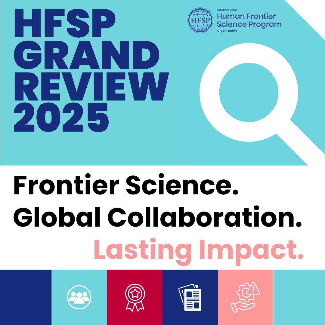 HFSP's tweet photo. What's the impact of investing in bold, international #science?🔬
The independent #HFSP Grand Review 2025 finds:
🔹 1/3+ of publications in the global Top 10%
🔹 #1 for patent citations from #basicresearch
🔹 #Internationalcollaborations that last
👀https://t.co/562PrV3qfX https://t.co/qTDoVdfmJp