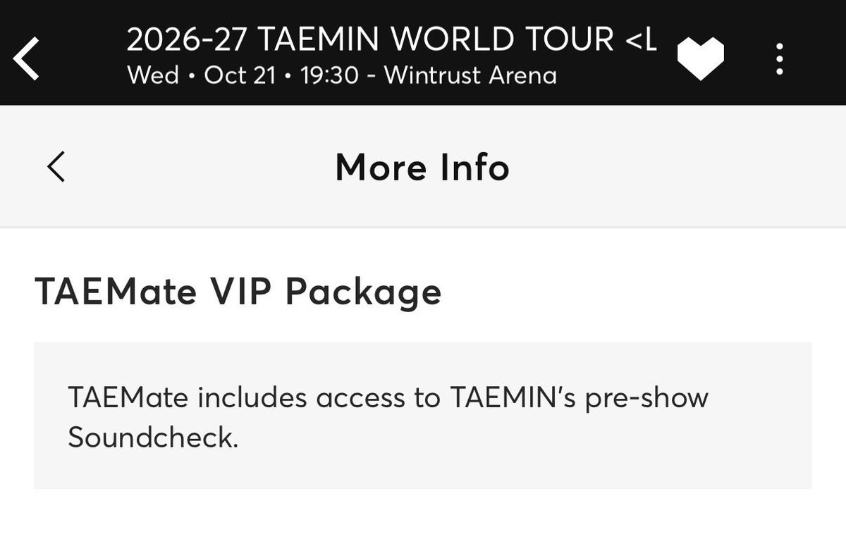 kelly_mads's tweet photo. Taemin VIP packages before add ons #taemintour https://t.co/V0pwRBTwok