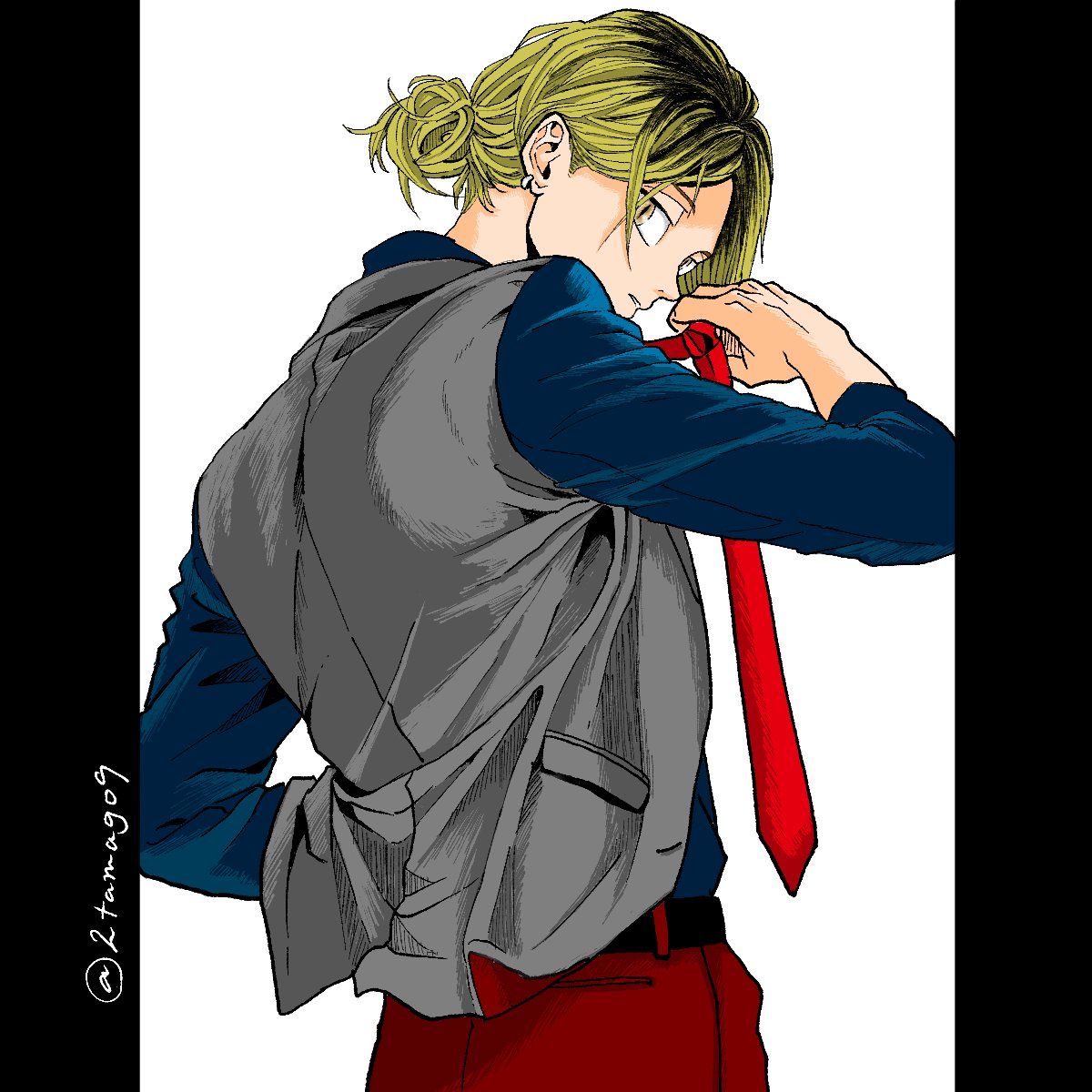 2tamago9's tweet photo. 👔🐈️ https://t.co/bxiAa5YfhJ