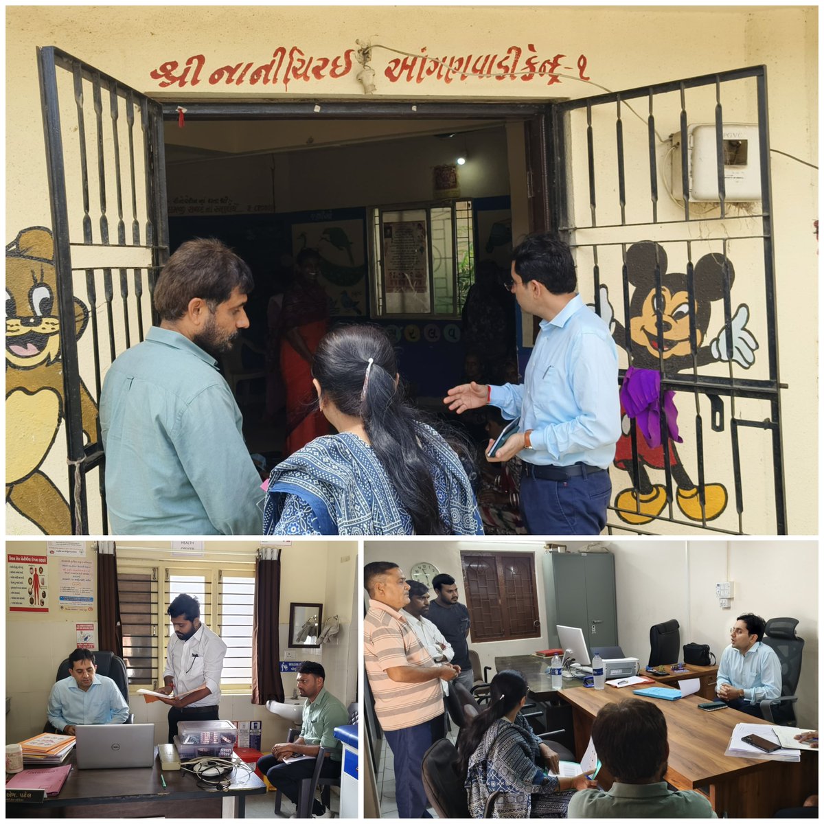 KutchDdo's tweet photo. આજે ભચાઉ તાલુકાના ચોપડવા, મોટી ચિરઈ તેમજ નાની ચિરઈ ગામે આંગણવાડી, પ્રાથમિક શાળા, પેટા આરોગ્ય કેન્દ્ર અને ગ્રામ પંચાયતની મુલાકાત લીધી. જેમાં વેરા વસૂલાત અને પાણીના ક્લોરીનેશન અંગે સૂચનો આપ્યા.

@CMOGuj @InfoGujarat @GujDCoffice @WCDGujarat @EduMinOfGujarat @HealthDeptGuj https://t.co/lGCHsTOJb1