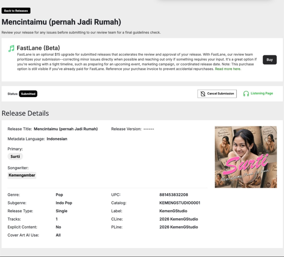 apaajadesainin's tweet photo. Finally ❗️❗️ Surti beneran jadi penyanyi gessss😍🥰

Setelah melihat lagu buatan om @Cryptorealis rilis, ku langsung tanya2 ke pak Zack @d3m0nheart to the point ku punya Talent yg bernama Surti, selain dia mendadak jadi pemain film, Surti juga ternyata punya bakat menyanyi juga. alhamdulillah di bantu oleh pak zack Single Surti yg berjudul " Mencintaimu - pernah jadi rumah ) bakal rilis di tanggal 8 September, 

terimakasih pak Zack 😍🙌🙌 Mimpi Surti terwujud

stay tune yaaa teman2 fans Surti 😘😘😘
terimakasih support2nyaaaaaa