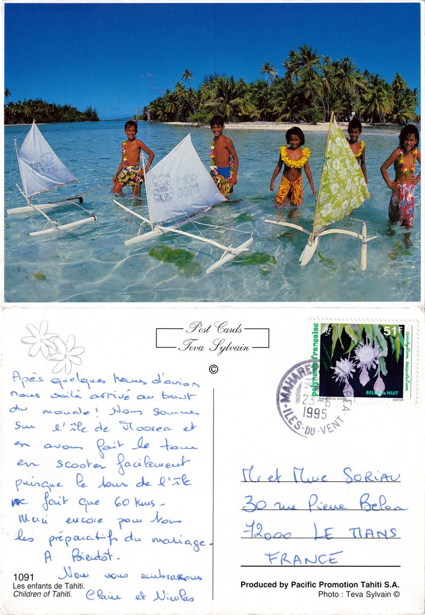 mercipourlacart's tweet photo. Les enfants de Tahiti
Voir https://t.co/3GjGmmaR6b
Photo Teva Sylvain
Produced by Pacific Promotion Tahiti S.A.
#cocotiers #colliersdefleurs #eauturquoise #enfantsàlaplage #FrenchPolynesia #lagon #OcéanPacifique #paréos #paysagepolynésien #Polynésiefrançaise #Tahiti #postcard https://t.co/7PS8ntkRrz