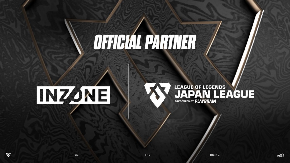 Official_LJL's tweet photo. 『LJL2026 SUMMER CHAMPIONSHIP FINALS』オフィシャルパートナーのご紹介

■INZONE様 
@INZONEbySony_JP

LJL 2026 SUMMER CHAMPIONSHIP FINALSでも、引き続きオフィシャルパートナーとして競技シーンをサポートいただきます。

本大会では、ゲーミングヘッドセット「INZONE H9Ⅱ」、ゲーミングモニター「INZONE M10S」が公式ギアとして選手たちの競技環境を支えます。
また、オフライン会場では、INZONEのゲーミングギアを実際にご覧いただける機会をご用意しています。

勝利を目指す選手たちを支えるINZONEのゲーミングギアとともに、LJL 2026 SUMMER CHAMPIONSHIP FINALSの熱戦をお楽しみください。

INZONEは勝利のためのゲーミングギアで、LJL2026を応援しています。

今後の展開にもぜひご注目ください。
INZONE公式サイト：https://t.co/DTNsdZ0BHa

#LJL2026SUMMER #INZONE