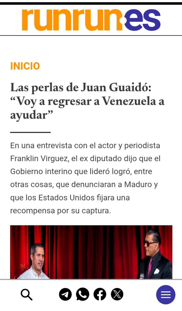 Norys_Acosta_C's tweet photo. #RecordandoAndo
🗣️ Guaidó : "Voy a regresar a Venezuela a ayudar".
Pero no ha sido amnistiado.
🤷♀️
Cualquier parecido con otros actores políticos es... pura coincidencia? 🙂↔️. https://t.co/acdzb4YtaW