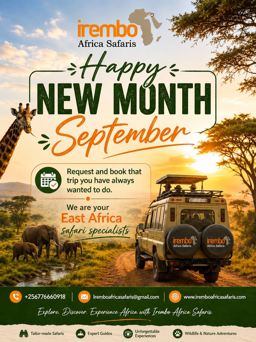 IremboAfrica's tweet photo. #Explore . #Discover . #Experience Africa Safaris with Irembo Africa Safaris Ltd https://t.co/0r7W7IXzQW
