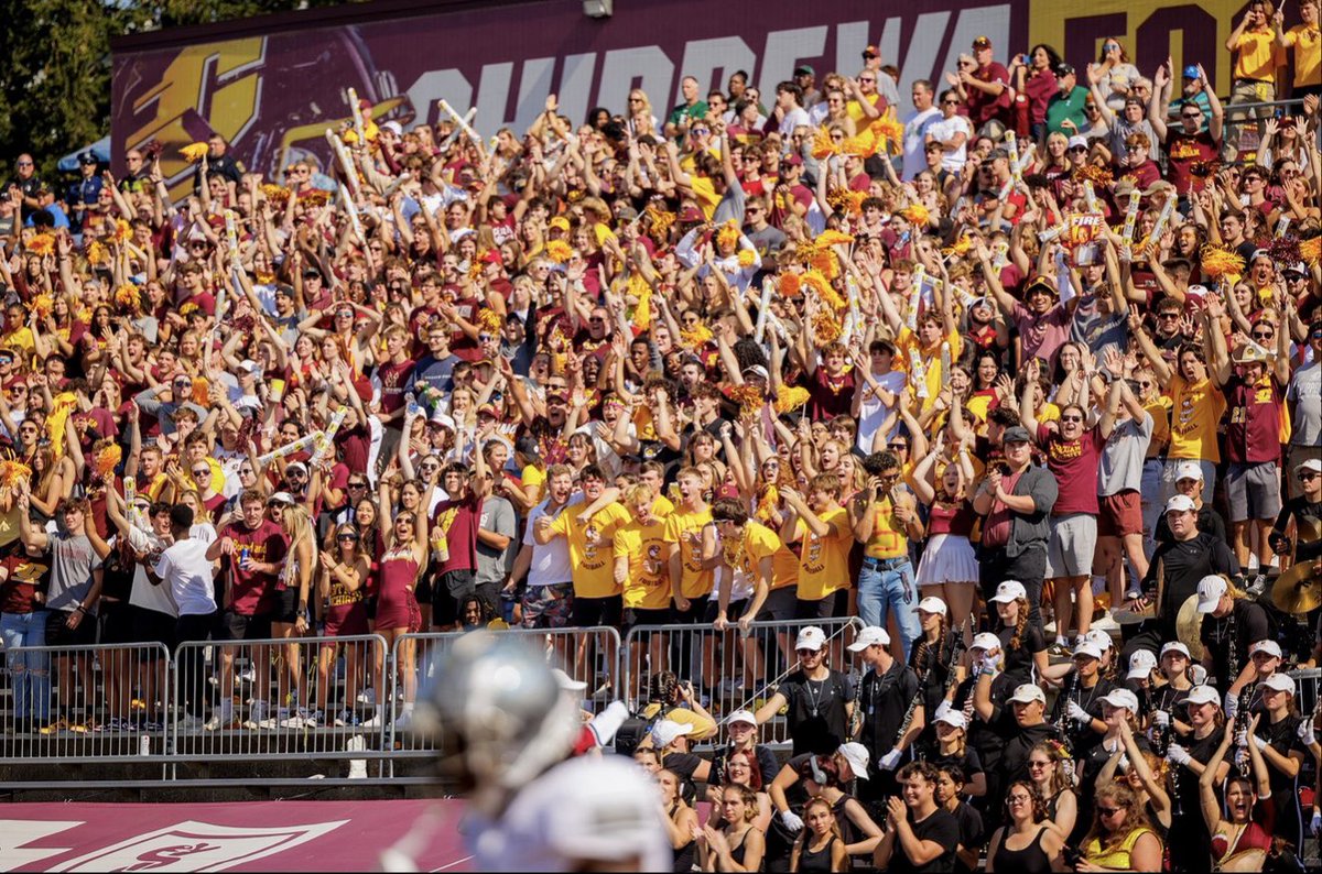 AdamJaksa's tweet photo. Happy September‼️

My Saturday’s are all spoken for:

• Sept 5: Central Michigan at New Mexico 
• Sept 12: Colgate at Central Michigan
• Sept 19: Wyoming at Central Michigan
• Sept 26: Central Michigan at #7 Miami

Hopefully, yours are too 🔥⬆️

#FireUpChips | #MACtion https://t.co/EmTTcMEUii