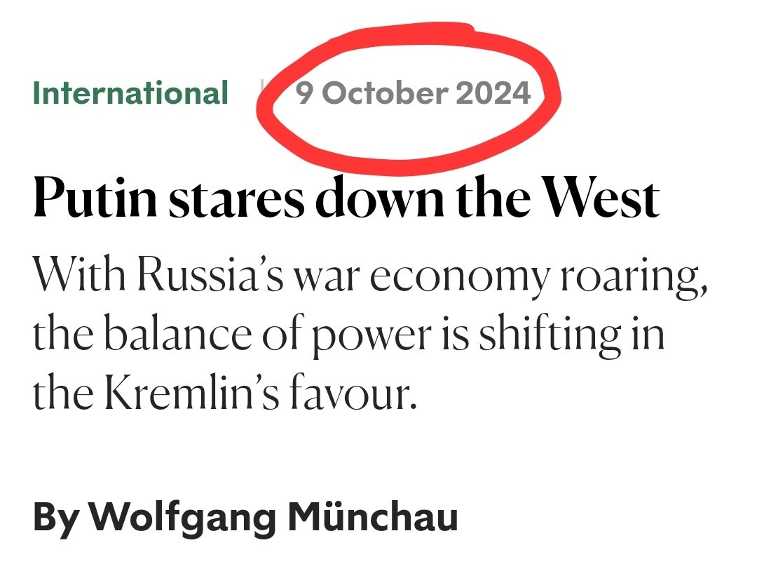 cheapncheerless's tweet photo. We should de-escalate says the guy who was desperately predicting a Ukrainian collapse in 2025 and says that Peace Summits "deserved to fail" because they didn't give enough voice to a multipolar BRICS cacophony?

Colour me shocked he's wishcasting his predictions into reality... https://t.co/GGnzmbRqwh