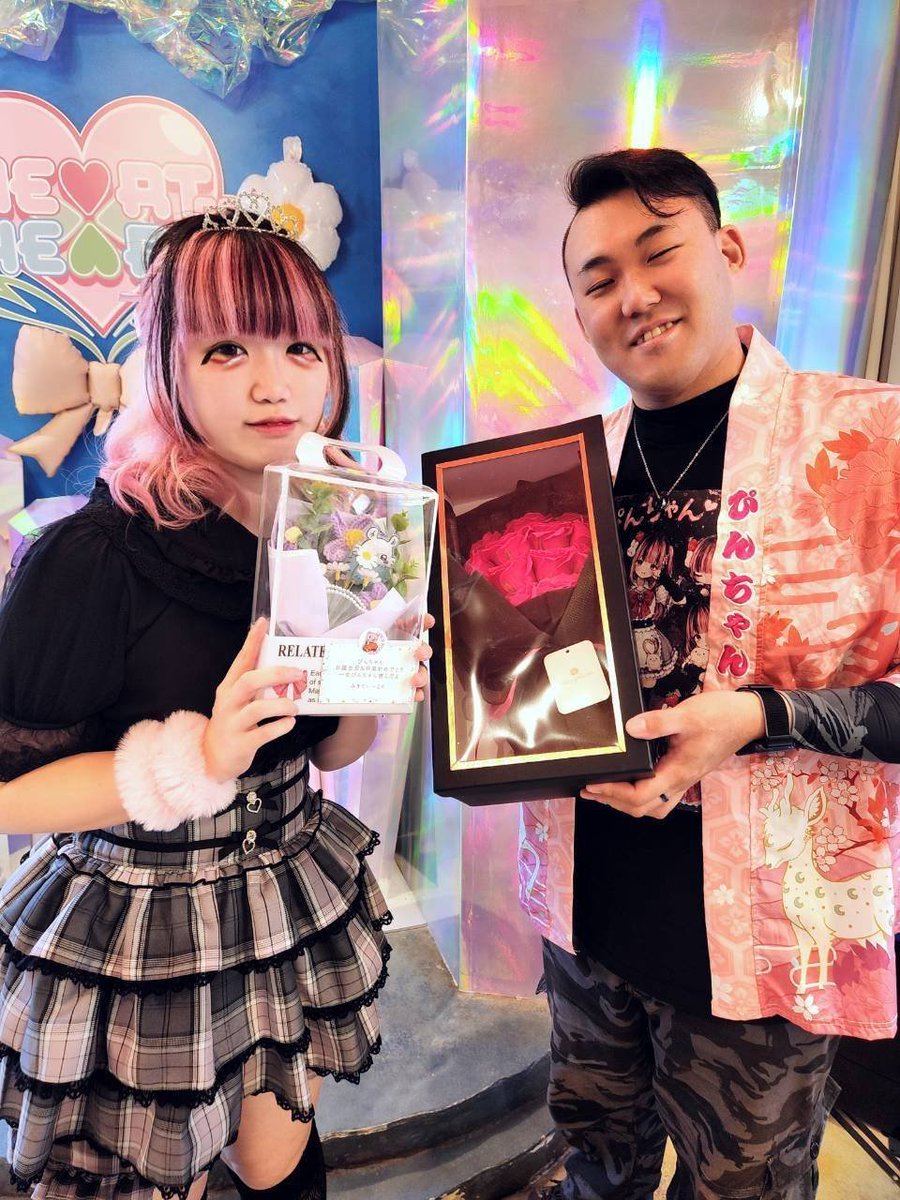 MIKITTY_KENZO's tweet photo. お祝いツーショ📷✨ https://t.co/283IagENp1