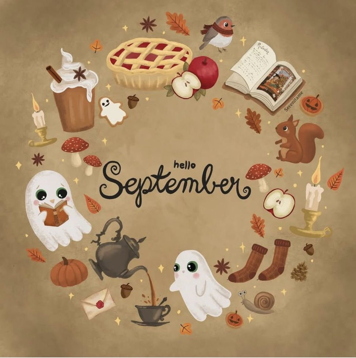thespookygirll's tweet photo. so excited 🌧️✨🕯️📖🍂🌧️🥧 https://t.co/uYiL1qlMTr