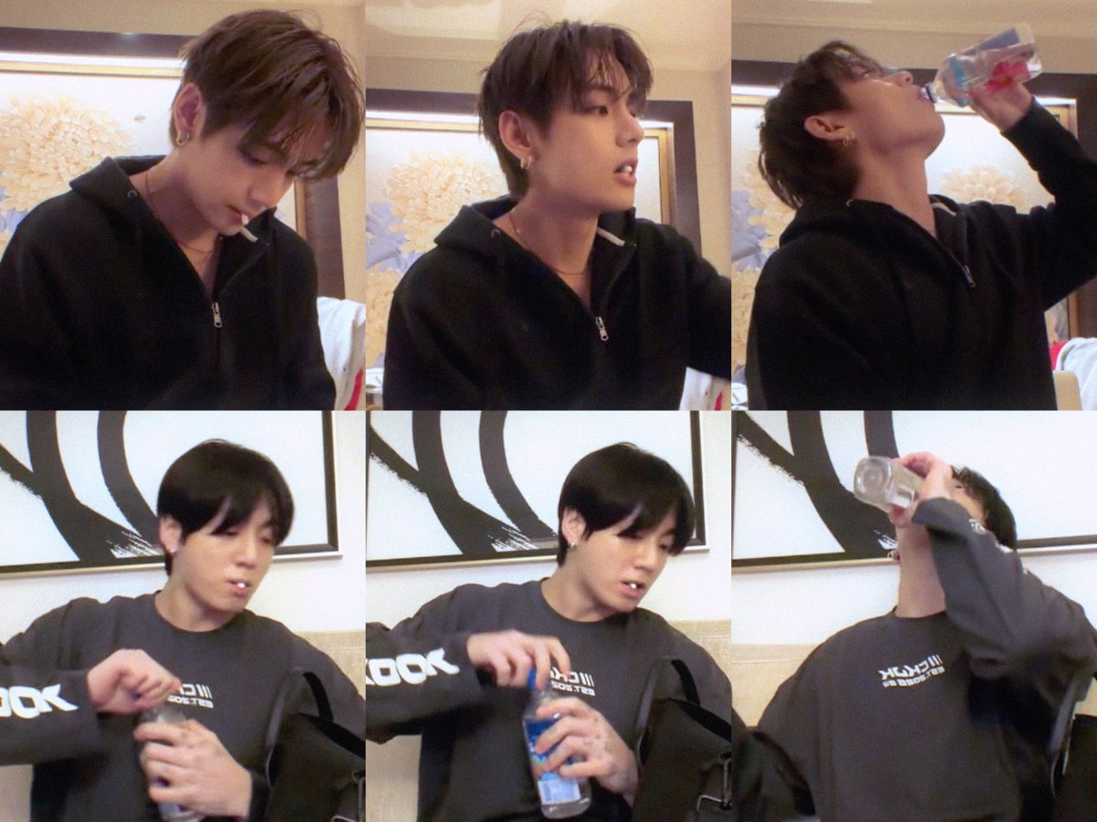 kookvtwins's tweet photo. taehyung &amp; jungkook taking their vitamins 💊 https://t.co/5BrdcwkZo6
