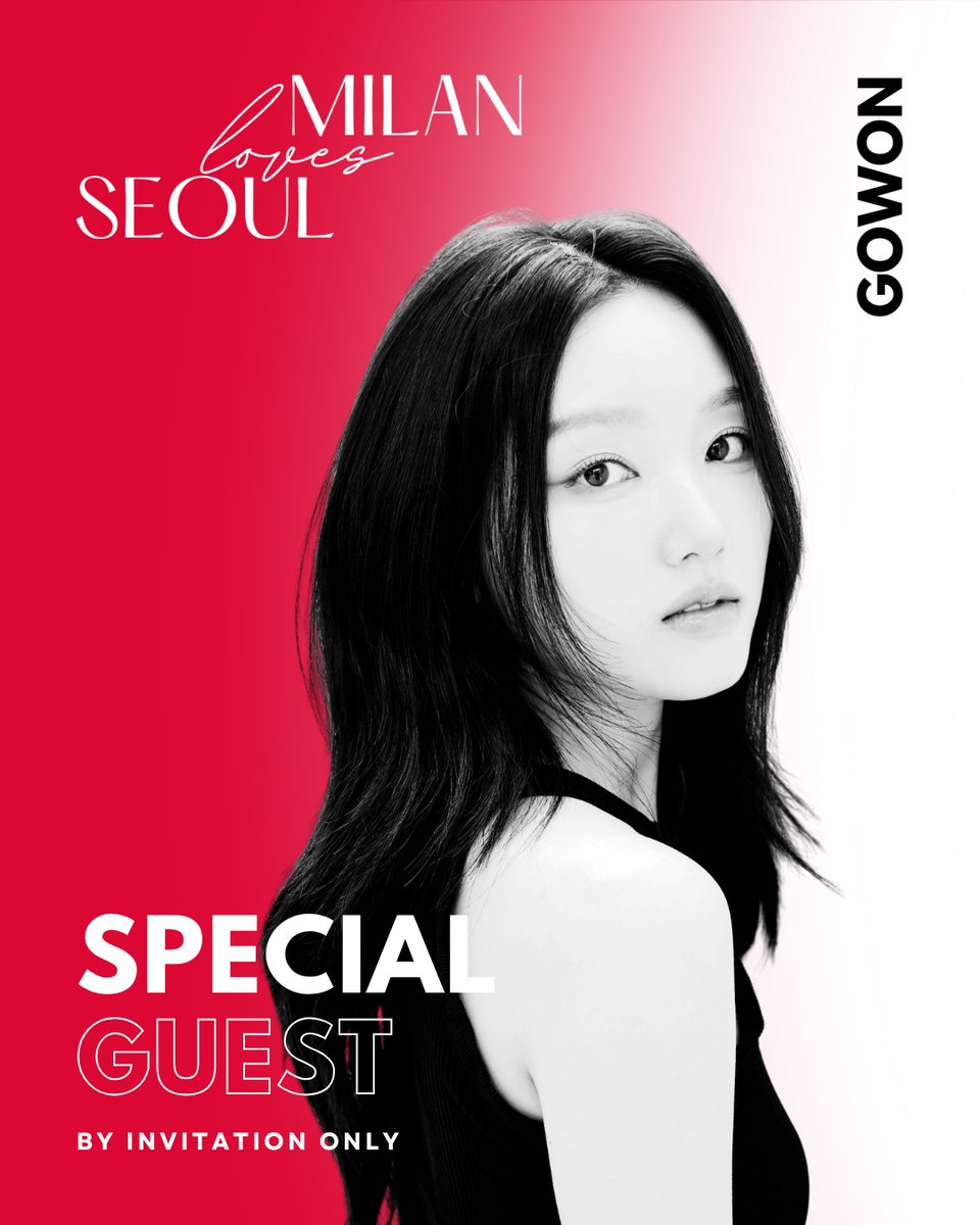 orrery_nim's tweet photo. milanloveseoul, clvagencyfr Instagram post ft Go Won
(Go Won will be a guest at the Milan Loves Seoul Fashion Show 260903) https://t.co/Tw6eR789XB