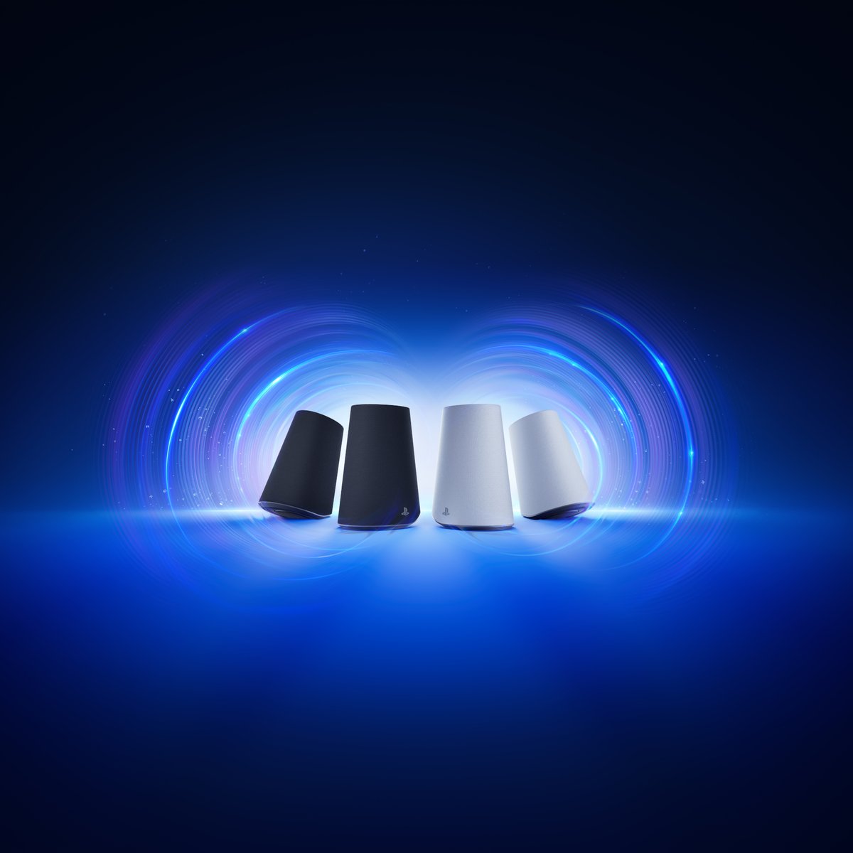 PlayStation's tweet photo. Enjoy immersive soundscapes with the PlayStation Pulse Elevate wireless speakers, out November 12

Pre-orders available starting today: https://t.co/xqoiPevd4e https://t.co/XbPfCw05st