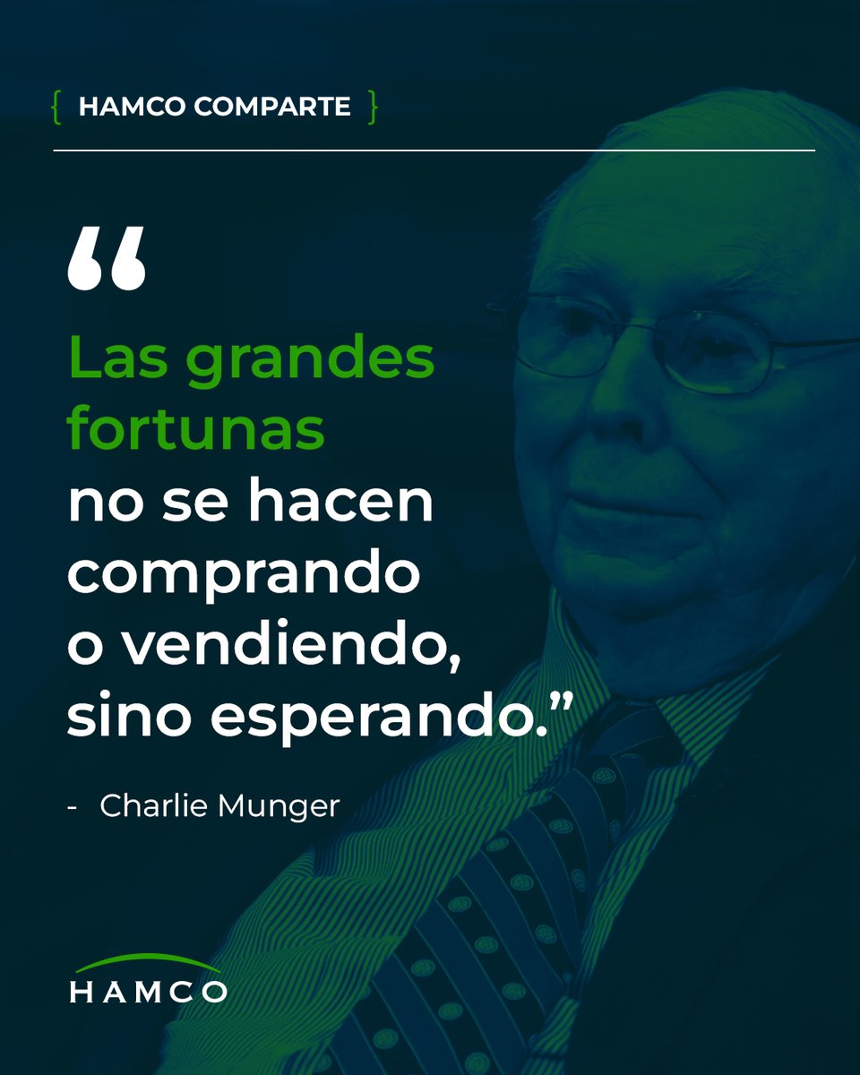 hamco_am's tweet photo. โณ En inversiรณn, la paciencia suele recibir menos atenciรณn que las decisiones de compra y venta. Sin embargo, una buena tesis necesita tiempo para desarrollarse y para que el mercado termine reconociendo el valor del negocio.
#ValueInvesting #DeepValue #CharlieMunger https://t.co/MLT3VsjYSX