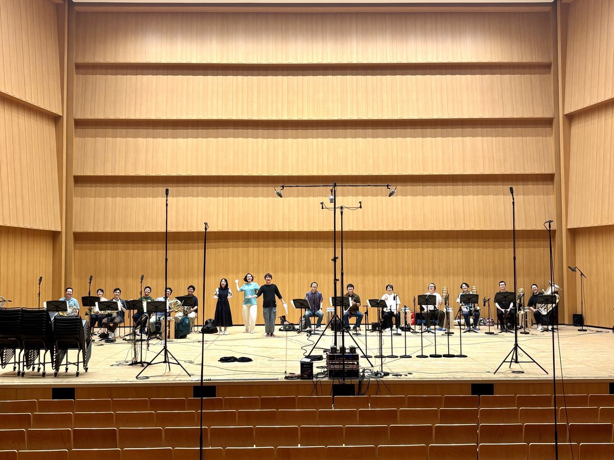 Stealth40k's tweet photo. Xenoblade Genesis music recording session with Yasunori Mitsuda, Manami Kiyota and Mariam Abounnasr!

Pictures: @manamikiyota https://t.co/xVXCmwVKp7