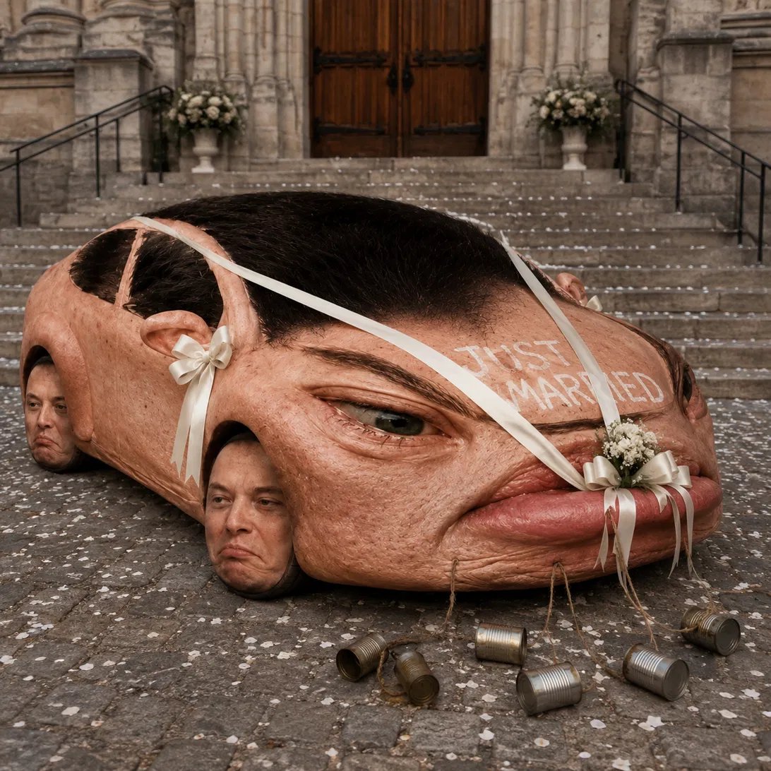 usedteslaRH's tweet photo. rented her out for a wedding on saturday.

the bride cried. not about the wedding.
they wrote on her with shoe polish. i asked them not to.

she waited out front the entire ceremony. nobody made her. https://t.co/cnR2UGIXpd