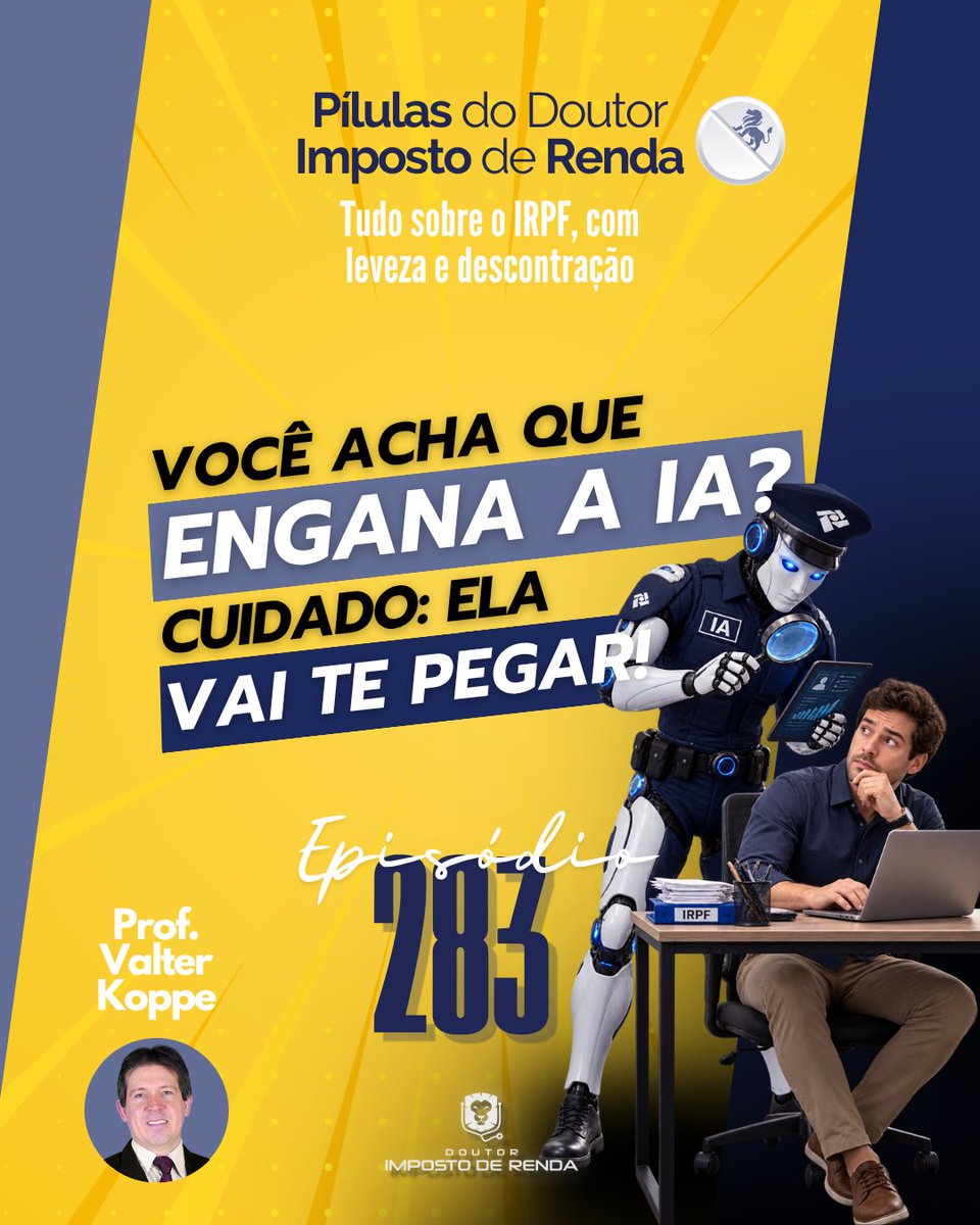 doutorir's tweet photo. A Receita Federal passou a utilizar ferramentas de inteligência artificial para apoiar análise de dados que possam indicar inconsistências nas informações enviadas pelos contribuintes declarantes pessoas físicas. Saiba mais - https://t.co/Aqjm03j6i2 https://t.co/2M13rvWgGn
