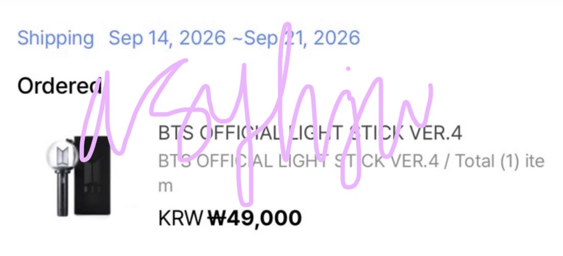asyhjw's tweet photo. 🌙Giveaway🌙

🎁 BTS OFFICIAL LIGHT STICK VER.4 

💜Followers only
💜RT &amp; Like postingan ini
💜Reply SS streaming lagu fav BTS kamu dan alasan kenapa suka lagu tsb

🚀Ongkir ditanggung pemenang (dikirim dari tangsel)
🚀End TBA

🇮🇩Indonesian (INA) ARMY ONLY https://t.co/0rQRakDXyZ