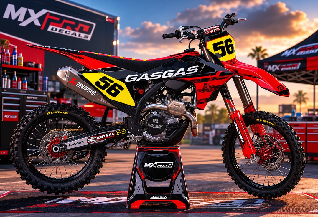 PatsyStuczmpd's tweet photo. Upgrade your GasGas motorcycle with custom graphic kits. Glossy vinyl, heavy-duty adhesive, and a perfect fit for 2024/2025 models. Personalize it with your race number and name for a truly unique ride! https://t.co/VYqgiaOA6y
