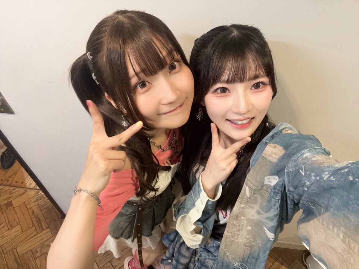 aoki__hina's tweet photo. あられちゃんと「マズルフラッシュ！」
コラボしましたー！！🤩🤩

あられちゃんの歌が上手すぎるので
是非聴いてください🌟🌟
楽しかったー！歌ってくれてありがとう🥳🥳

 #ゆめみた #BMFES_2026 https://t.co/J2J48zf88C