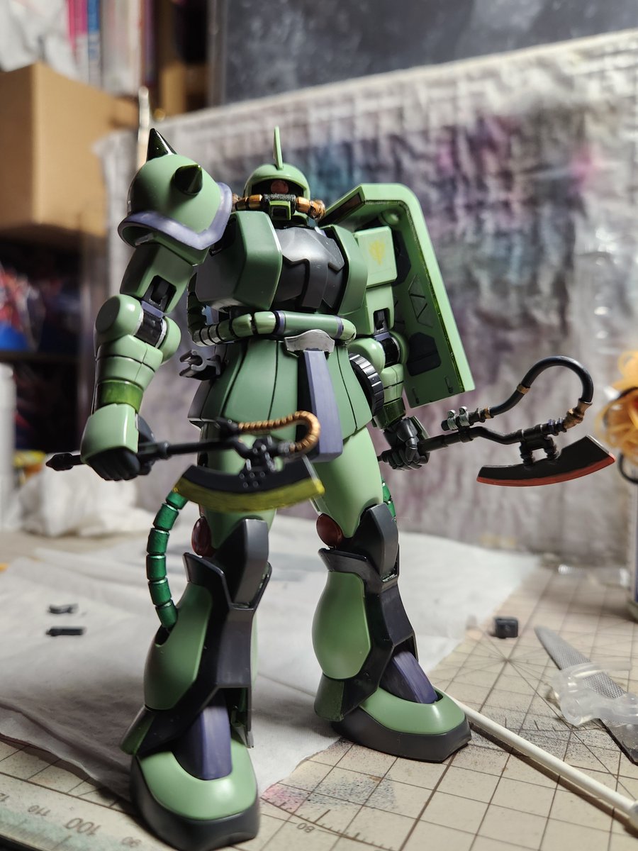 YujiHome24h's tweet photo. 白兵戦に飛び道具など不要‼️
ただ切り刻むのみ‼️
#ガンプラ
#ガンプラ好きな人と繋がりたい https://t.co/4SNBPmQhFD