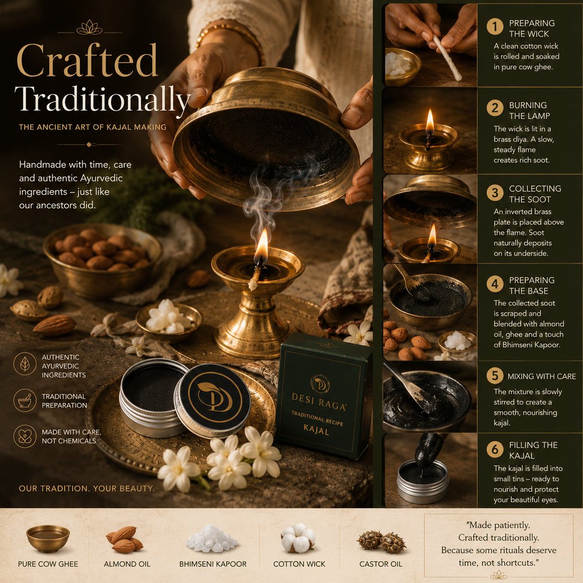 Desi_Raga's tweet photo. Made   patiently. Crafted traditionally. Because some rituals   deserve time, not shortcuts. https://t.co/gFOAJntLBr