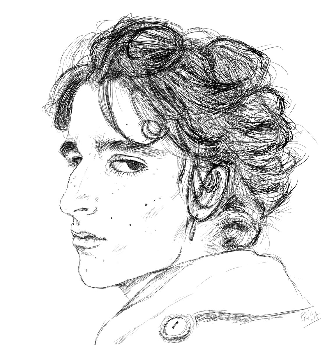 monochroustic's tweet photo. 1'30h sketch
single layer minimum erasing no textures...trying to focus only on traits and strokes 😵‍💫

𝑦𝑜𝑢 -- 𝑙𝑜𝑜𝑘 𝑎𝑡 𝑚𝑒 𝑛𝑜𝑤
tamino 🖤 https://t.co/of9aLlFJNZ