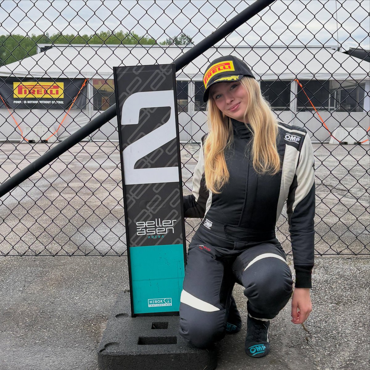 CarlineRandol's tweet photo. P2 in Race 2! Another race weekend, another podium! I’m very happy with this result. We showed strong pace in mixed conditions, and as the track dried, I found more speed to fight my way onto the podium. All eyes on tomorrow’s final race! https://t.co/rtAwLkQycn
