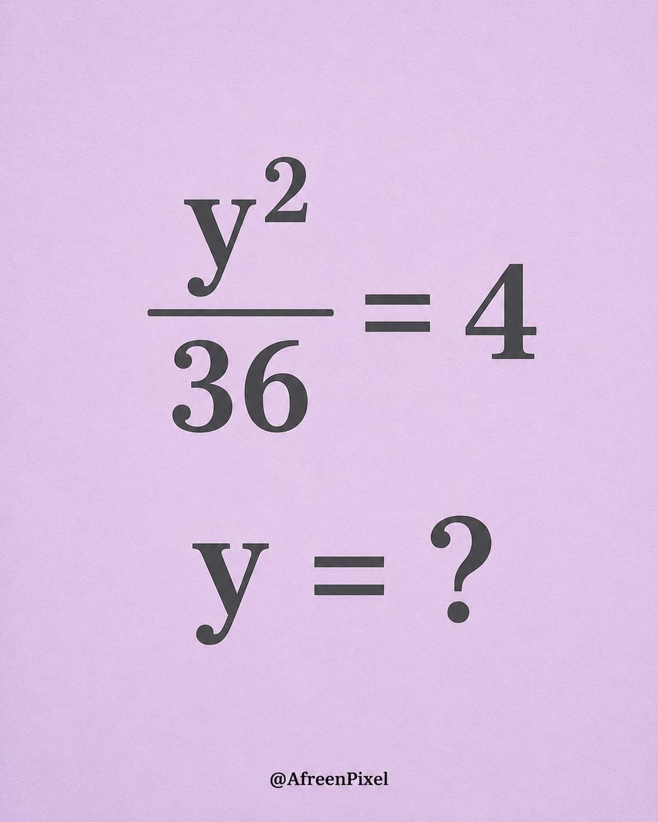 AfreenPixel's tweet photo. One equation, one hidden answer — can you crack it? 🧠✨

Think carefully, solve smart, and drop your answer below! 🔢🔥 https://t.co/3ls9Rdu1tF