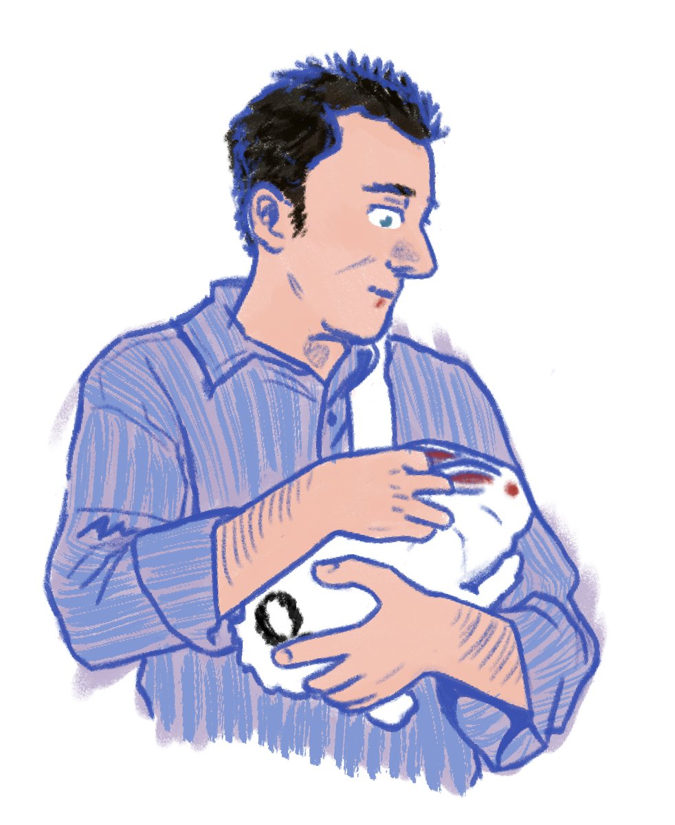 sekolasagna's tweet photo. Wanted to do a bit of drawing, either POI or Lost ; as long as Michael Emerson was in it. 🕺
Ben and his bunny.
#benlinus #lost https://t.co/IwRqrRUNvi