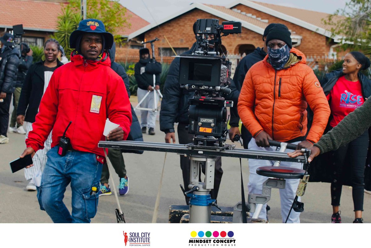 MCPH_SA's tweet photo. The incredible crew worked tirelessly on set, they showed up to bring these important stories to life. To our incredible crew THANK YOU!

🎬@SoulCity_SA:Let’s Rise
📺@Official_SABC1 | 19h30, Sun

Watch. Engage. Act. Rise.

#SoulCityLetsRise #SoulCity #IPVAwareness #WomensMonth https://t.co/SLOqTeRjNp