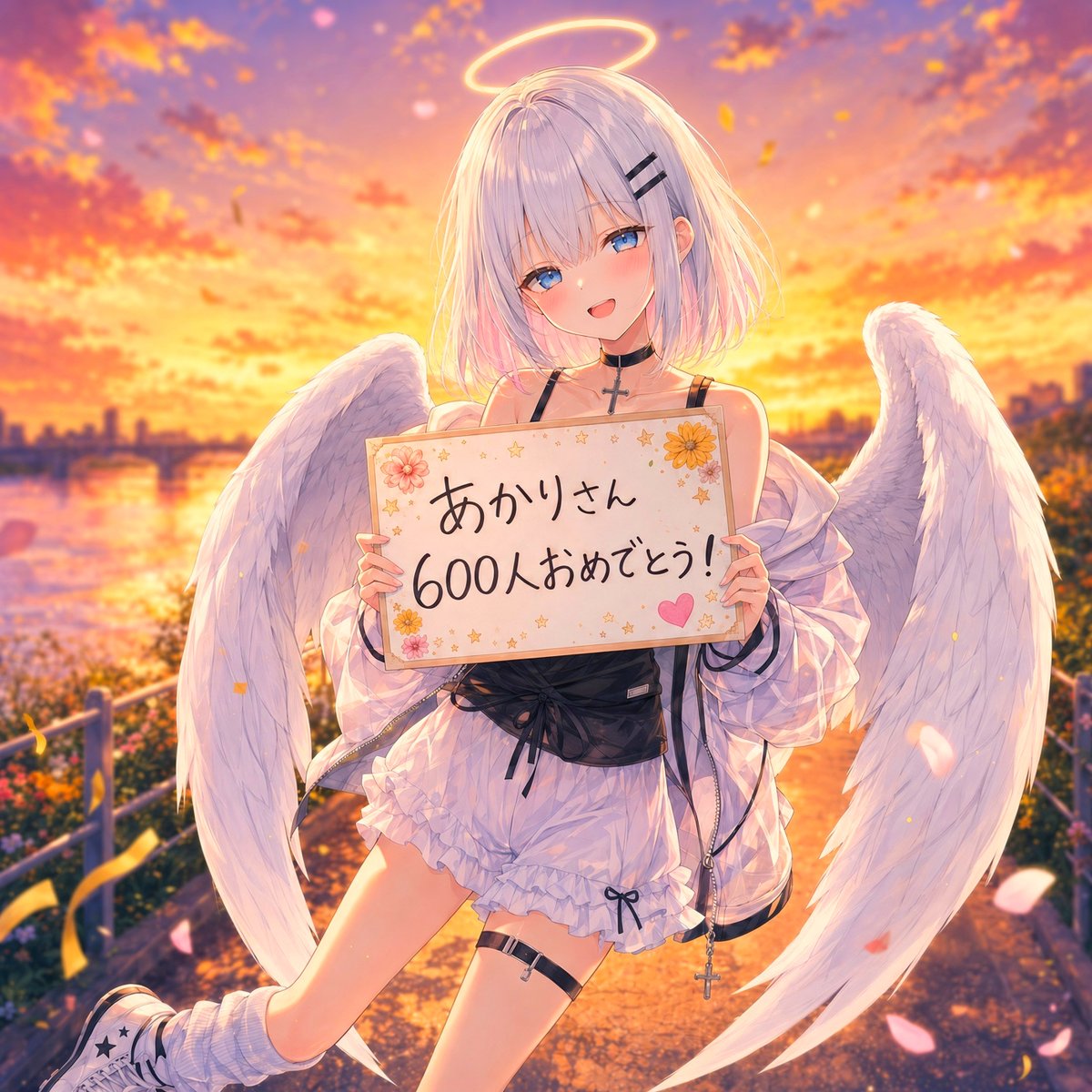 Jiron_27's tweet photo. @akari102941 遅ればせながら、600人達成おめでとうございます🥳🎉
夕暮れの光と、夏の終わりの少し切ない空気がとっても素敵です。
これからもたくさん仲良くしてください(˶ᵔ ᵕ ᵔ˶)✨ https://t.co/i2No70hD1E