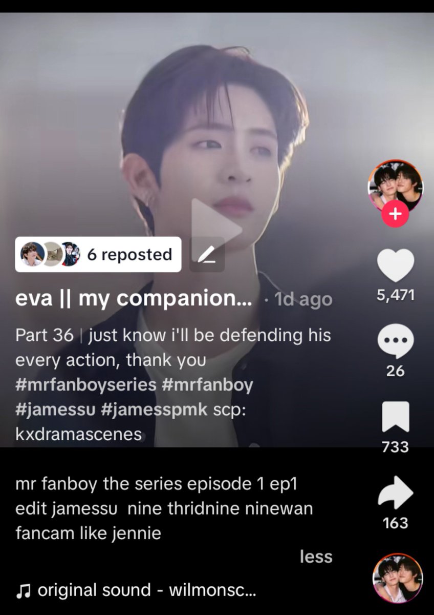 deraaa_3766's tweet photo. When we speak up, we become the problematic ones. This is a video edit that has absolutely nothing to do with NetJJ or their fandom, yet here she is, throwing shade at James. Before you claim she isn't part of your fandom, take a look at her account.ATP, Leave James alone please https://t.co/4qZtLk6Ocu