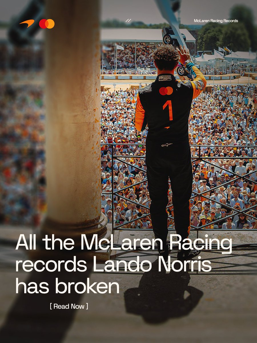 McLarenF1's tweet photo. Lando and his papaya milestones 🧡

#McLarenF1 https://t.co/dlEDkO5uVX