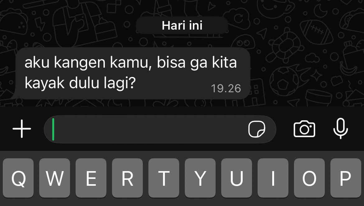 cowosukamatcha's tweet photo. kalau mantan kalian ngechat gini, kalian bakal jawab apa? https://t.co/CuDhWdEmS1