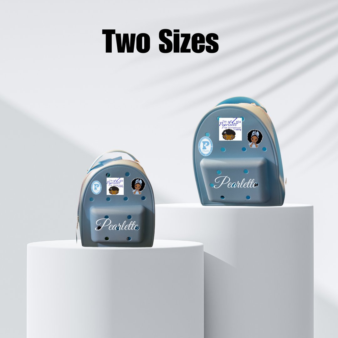 mygreekchptr's tweet photo. This beautiful Pearlette backpack is available in two sizes.  Grab them both! #mygreekchapter #archonettes #amicettes #pearlettes #zetayouth #zeta #zphib1920 #zetaphibeta https://t.co/igmwNLCJBZ