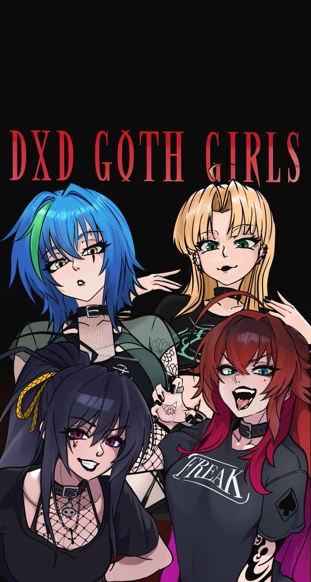 Redpostit_neo's tweet photo. Goth DxD wallpaper https://t.co/PGkoZxHTXP
