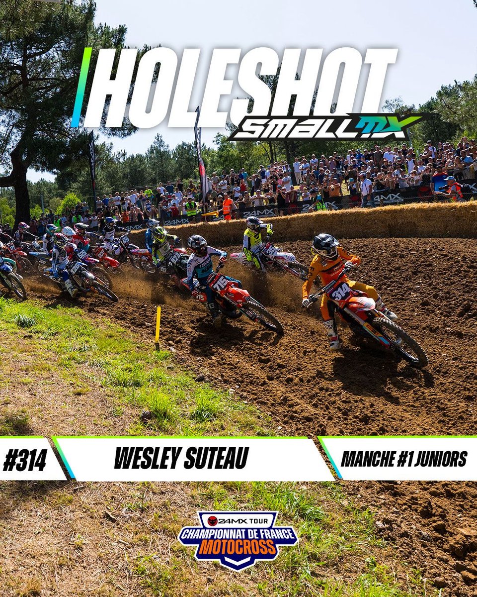 NorbertMannogs's tweet photo. Holeshots for @smallmx_fr juniors @mc_iffendic: @wesleysuteau314 and @rafmennillo. https://t.co/74rWasas7K