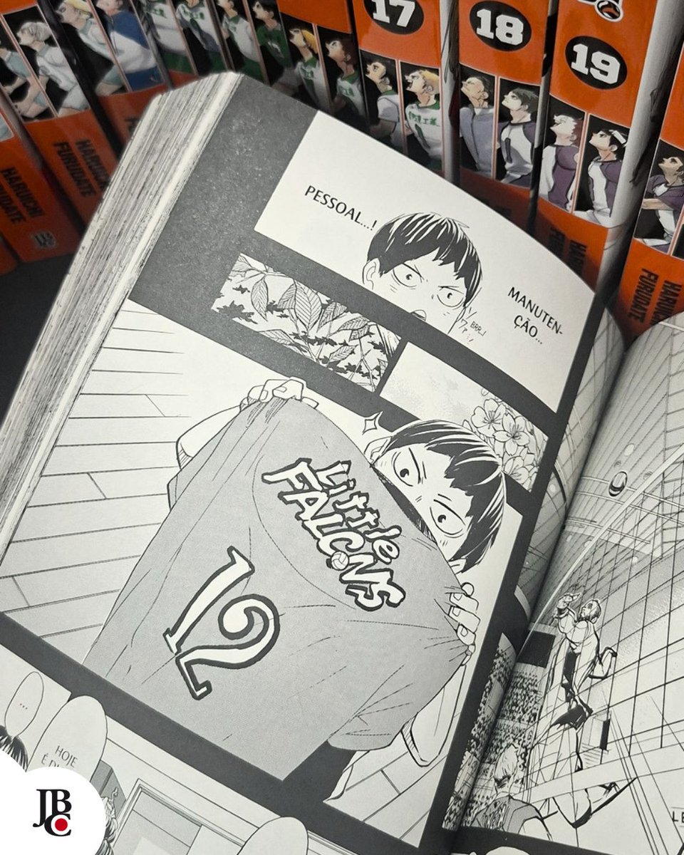 editorajbc's tweet photo. 🏐🔥 O último jogo está chegando!

Em Haikyu!! Vol. 22 – BIG, Hinata e Kageyama finalmente se enfrentam novamente nas quadras profissionais, em uma partida que promete fechar essa história inesquecível em grande estilo. https://t.co/cIjlB0eXVU