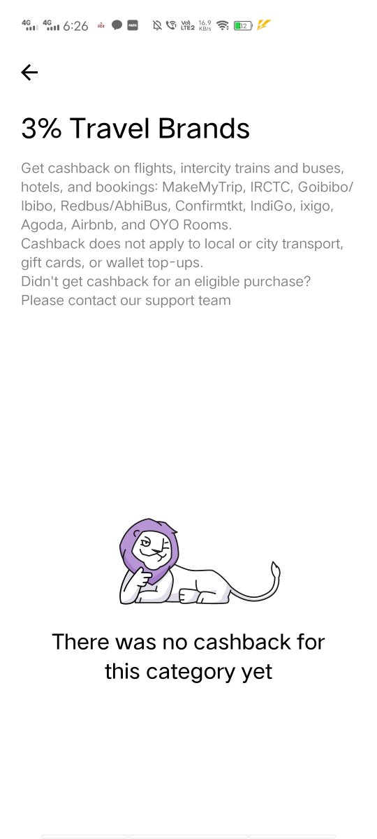 MRFAIZANK's tweet photo. Why does @theroarbank not provide cashback even after an eligible transaction? You already don't provide cashback on normal transactions, and now I have made an eligible transaction under the travel category, yet I still haven't received the cashback. 1/2 @UnitySFBank https://t.co/OkDlsQR87v