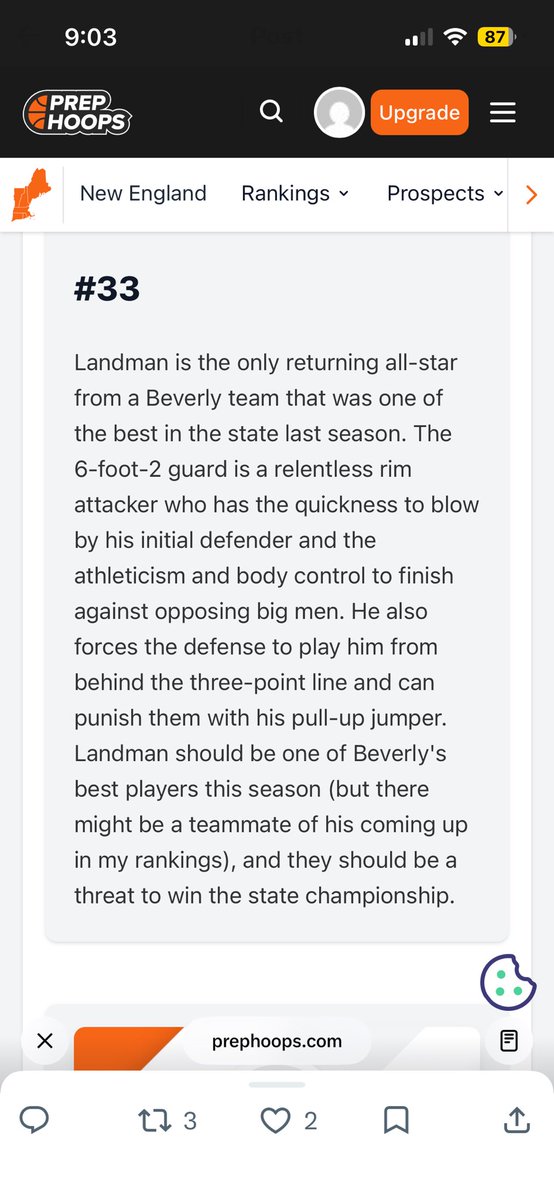 BeverlyHoops's tweet photo. Eli is one of the best players in the State and if you don’t know you will soon! @EliLandman https://t.co/RuVY4b6xTZ