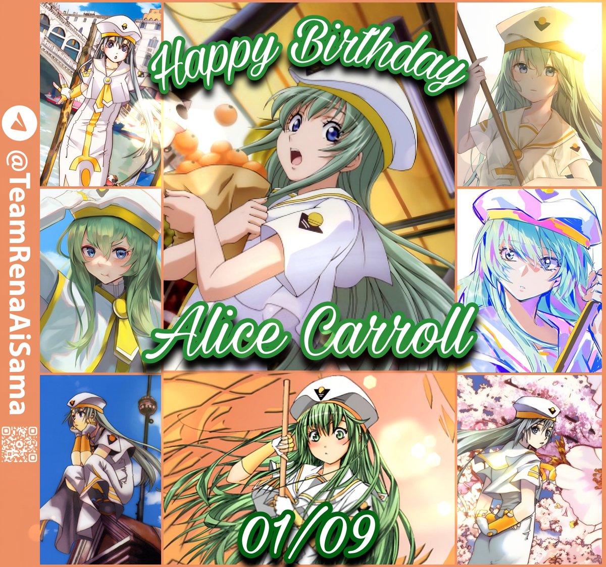 TeamRenaAiSama's tweet photo. Hoy, 1ro de Septiembre, festejamos el cumpleaños de Alice Carroll. ¡Muchas felicidades!
#Anime #Aria #AriaTheAnimation https://t.co/9zrpEVHXqg