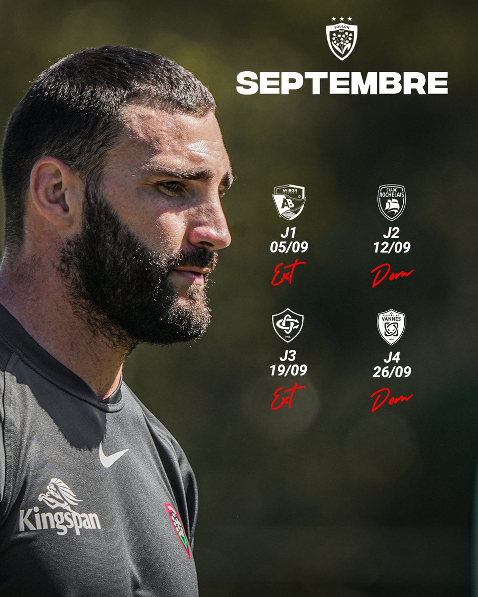 RCTofficiel's tweet photo. C'est l'heure. Le Top 14 est de retour. https://t.co/THYEpeXsu3