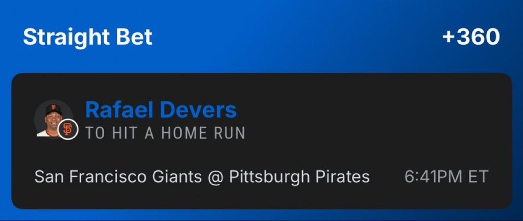 BetWithMaya_'s tweet photo. Riding Raffy Devers for a nuke today Letβs ride πβΎοΈ #GamblingX #MLB #BettingX #MLBTips #SportsBetting @MLB
@Playbook https://t.co/dHtzMGm1kQ