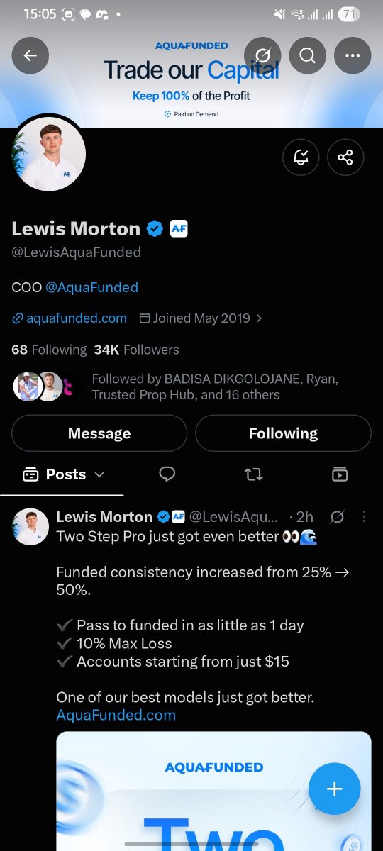 VSekgee's tweet photo. @AquaFunded @LewisAquaFunded Done ✔️ https://t.co/yKYg8G8R9w