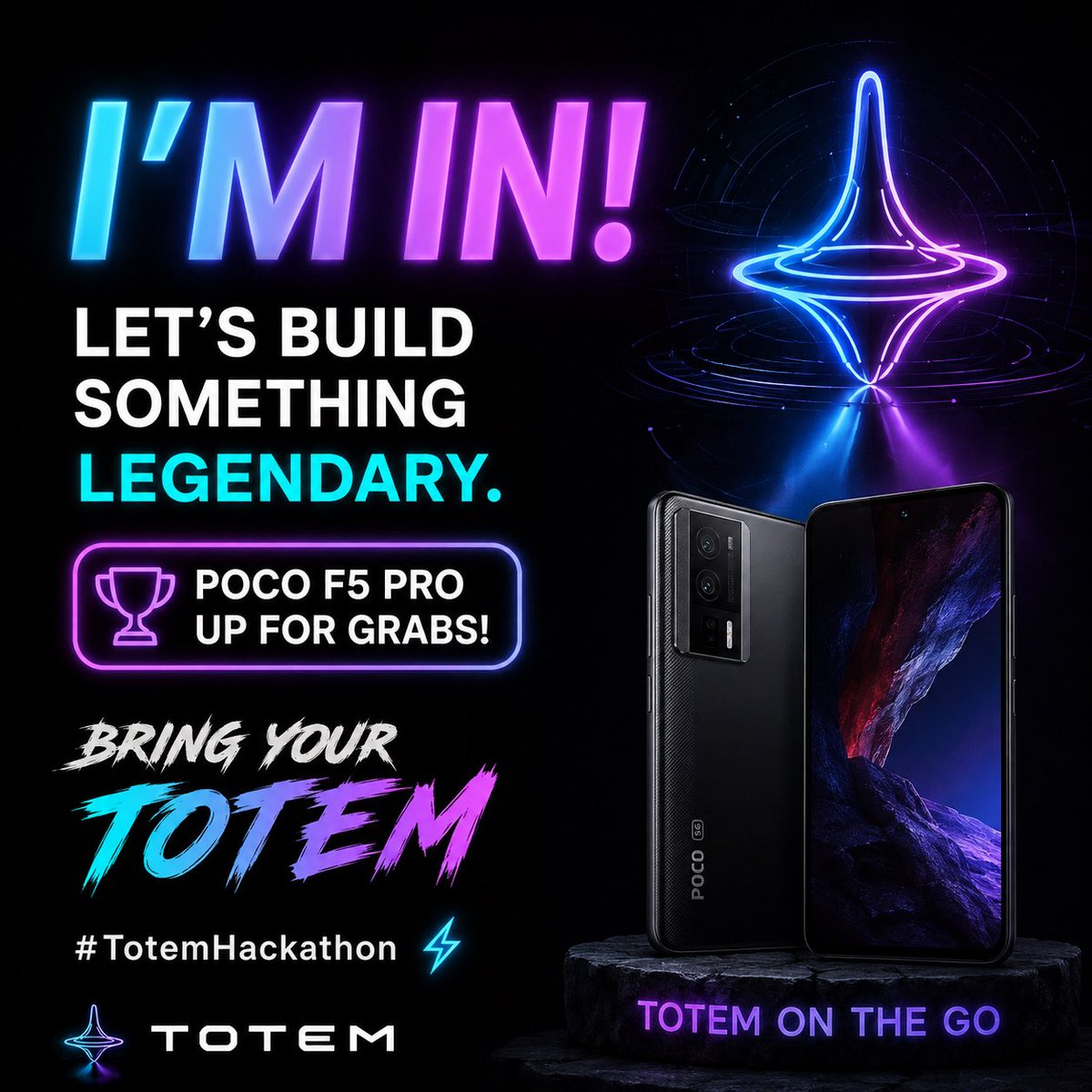 cryptomumms's tweet photo. @OFFTotemToken @FredTerzi I’m in. Time to see what my Totem can really become. ⚡
Build. Experiment. Evolve.
See you in the #TotemHackathon 🔥 https://t.co/oyVsyOyrZF